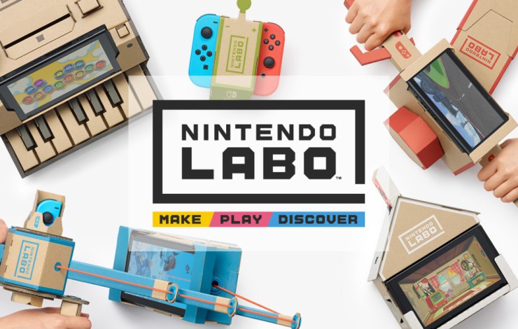 Nintendo LABO: японцы представили серию аксессуаров из картона для Switch